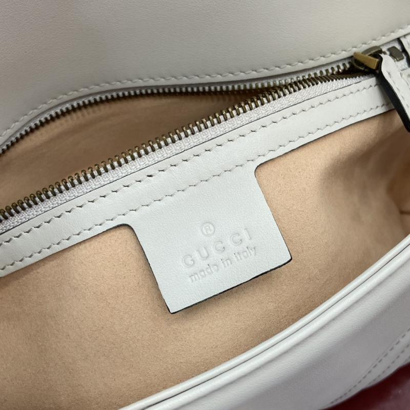 Gucci GG Marmont Medium Shoulder Bag Light Grey 443497