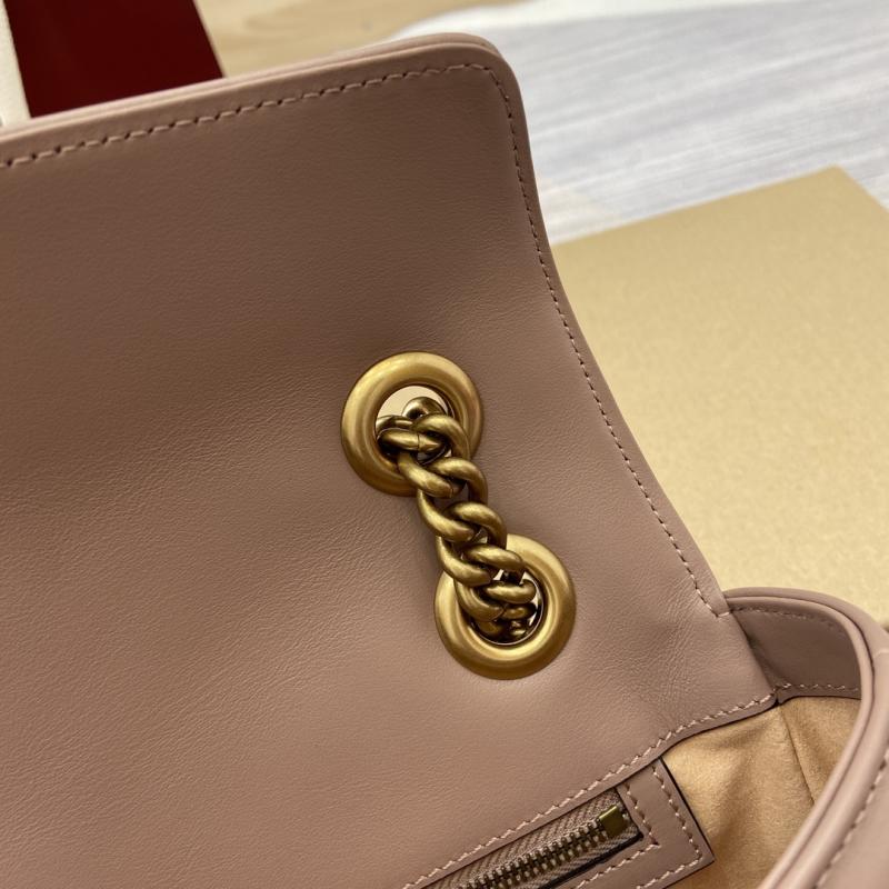 Gucci GG Marmont Medium Shoulder Bag Nude 443497