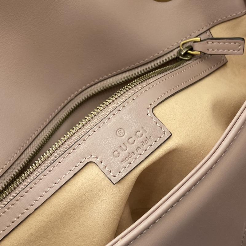 Gucci GG Marmont Medium Shoulder Bag Nude 443497