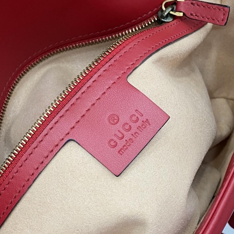 Gucci GG Marmont Medium Shoulder Bag Red 443497
