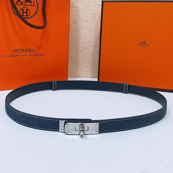 Hermes Denim Belt Blue WHB40301