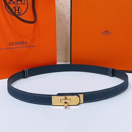 Hermes Denim Belt Blue WHB40302