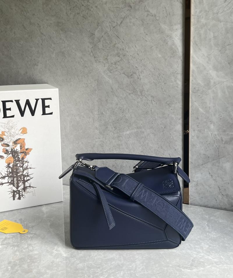 Loewe Small Puzzle Bag Blue L051702