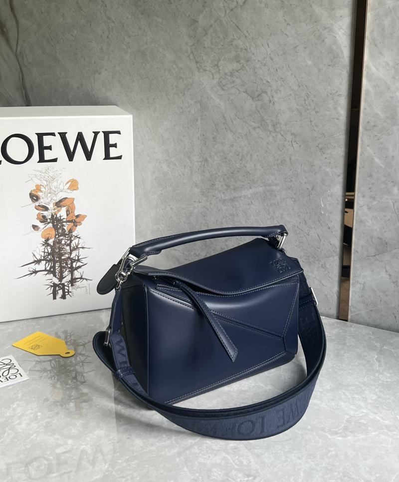 Loewe Small Puzzle Bag Blue L051702