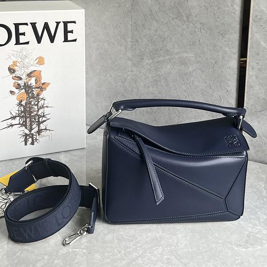 Loewe Small Puzzle Bag Blue L051702