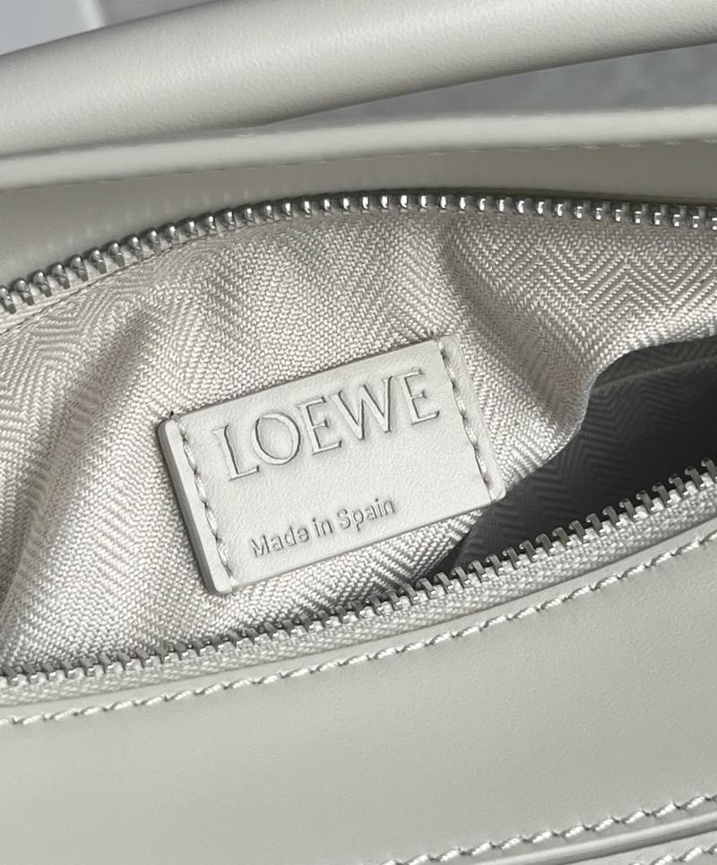 Loewe Small Puzzle Bag White L051702