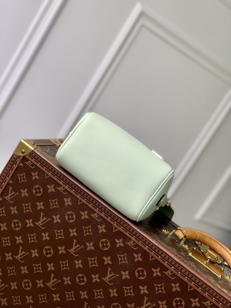 Louis Vuitton Calfskin Speedy 18 Green M24604