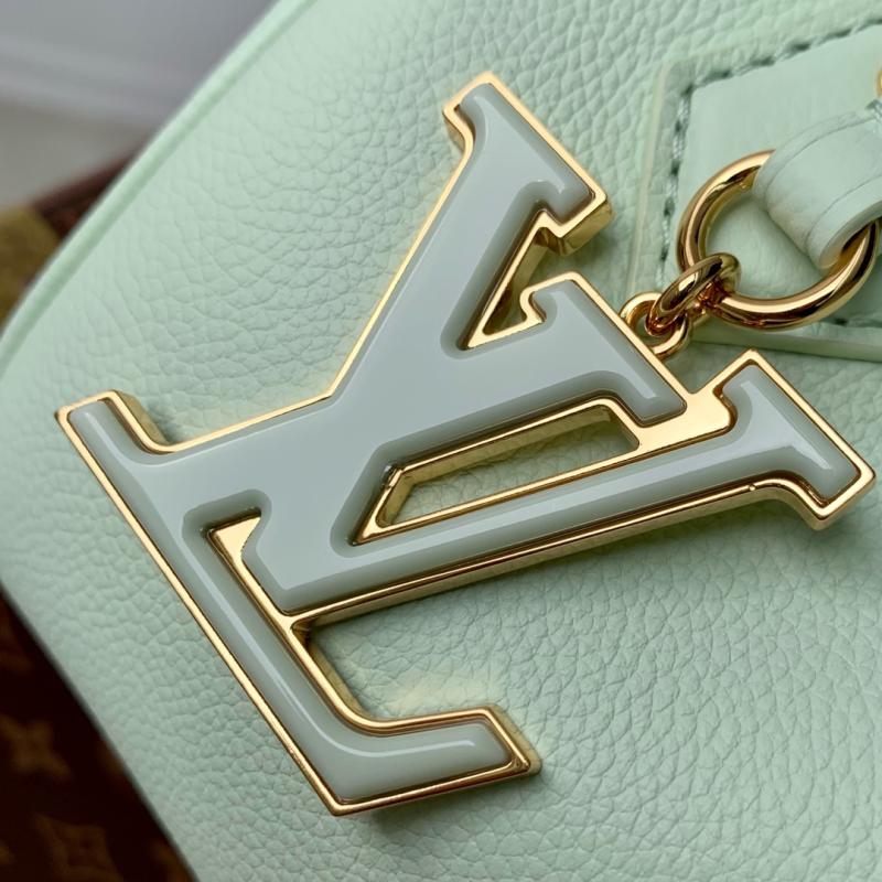 Louis Vuitton Calfskin Speedy 18 Green M24604
