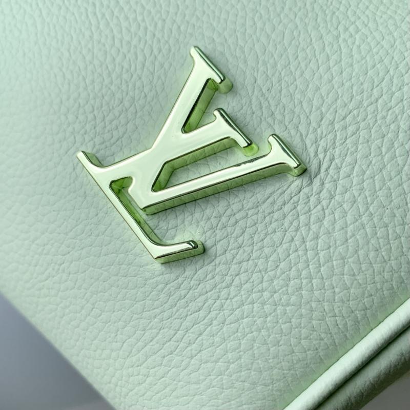 Louis Vuitton Calfskin Speedy 18 Green M24604