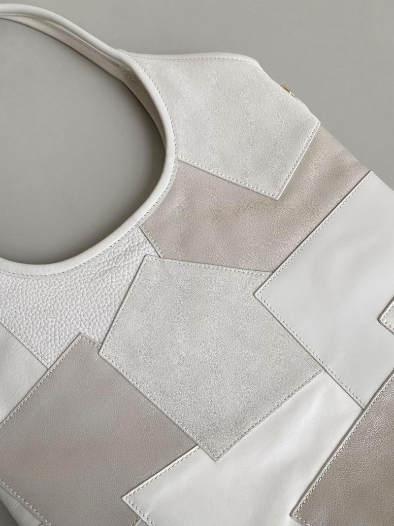 Miu Miu IVY leather patchwork bag White 5BG231