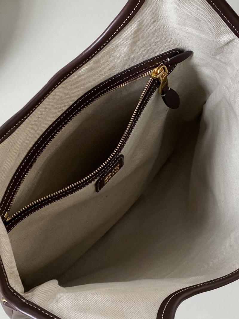 Miu Miu Ivy Leather Tote Bag Briarwood 5BG231