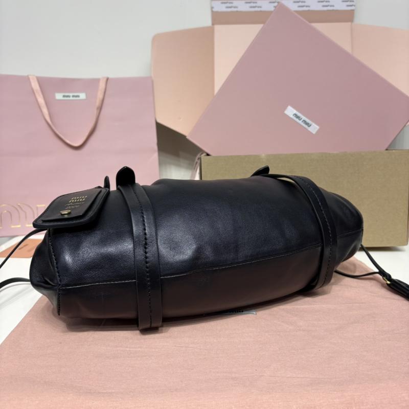 Miu Miu Joie nappa leather bag Black 5BG036