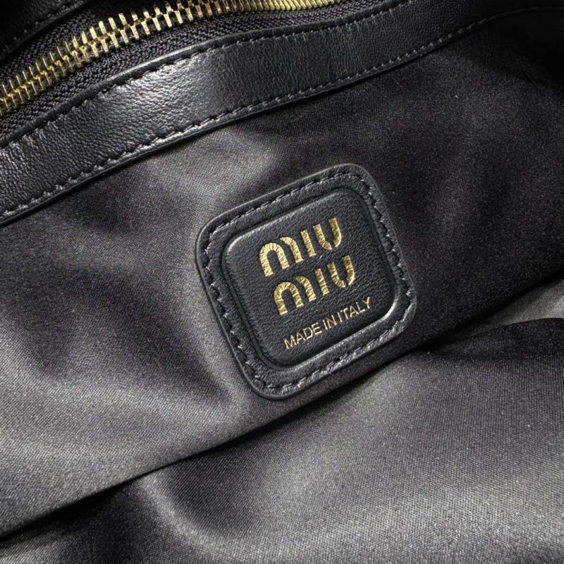 Miu Miu Joie nappa leather bag Black 5BG036