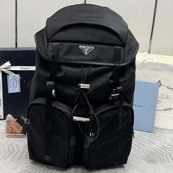 Prada Re-Nylon and Saffiano leather backpack 2VZ019