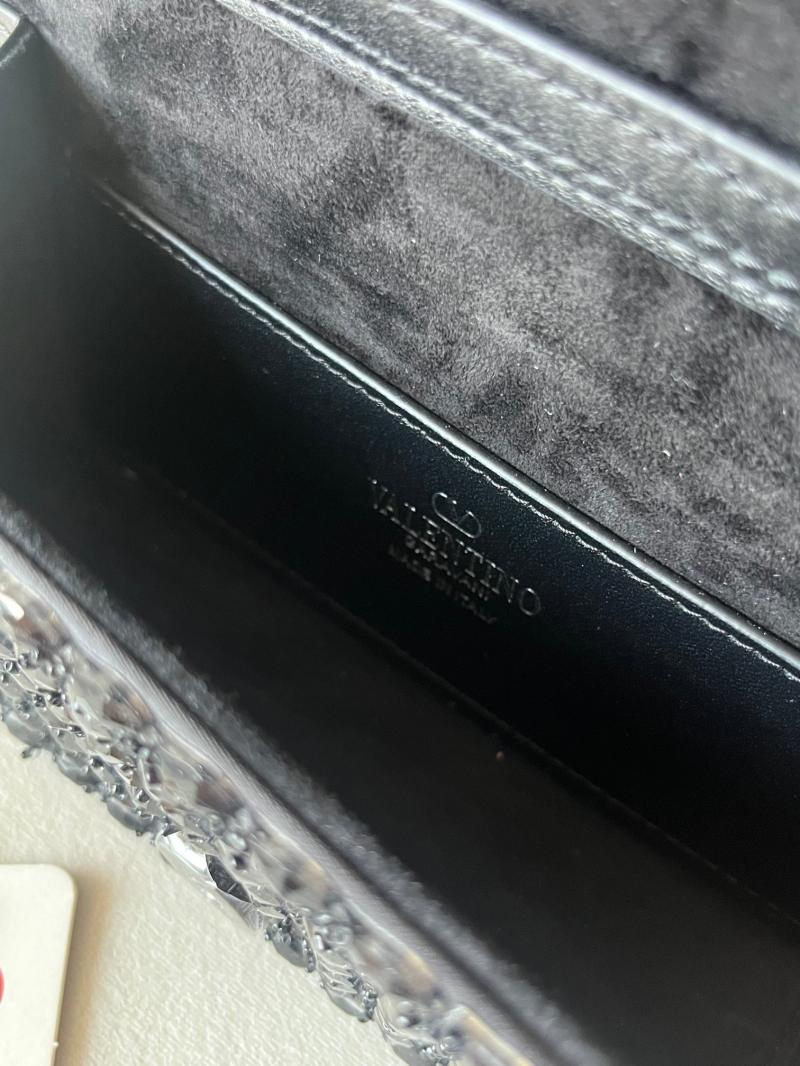 Small Valentino Loco Shoulder Bag Black V0146