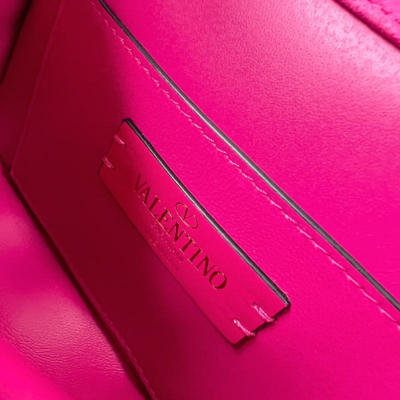 Valentino Mini Rhinestones Roman Stud Bag Pink V0135S