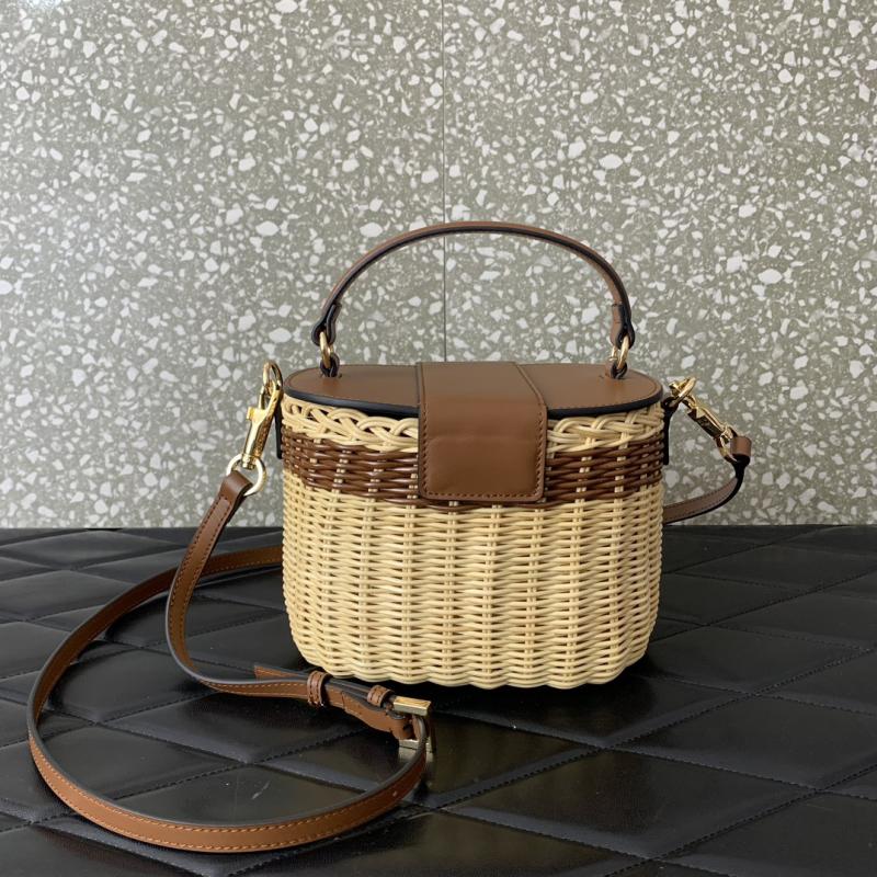 Valentino VLogo Signature Makeup Case Bag Brown V5066