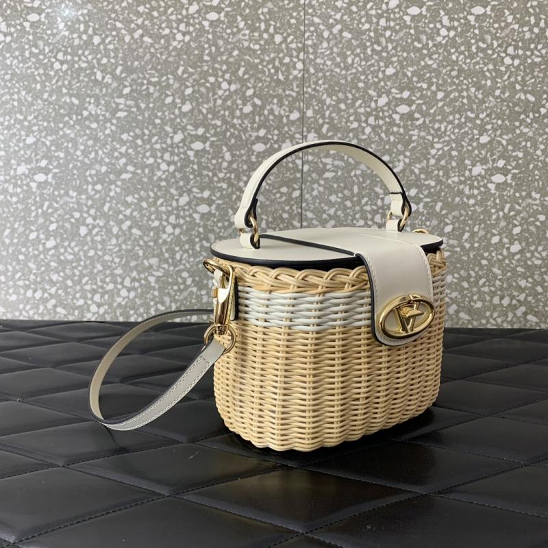 Valentino VLogo Signature Makeup Case Bag White V5066