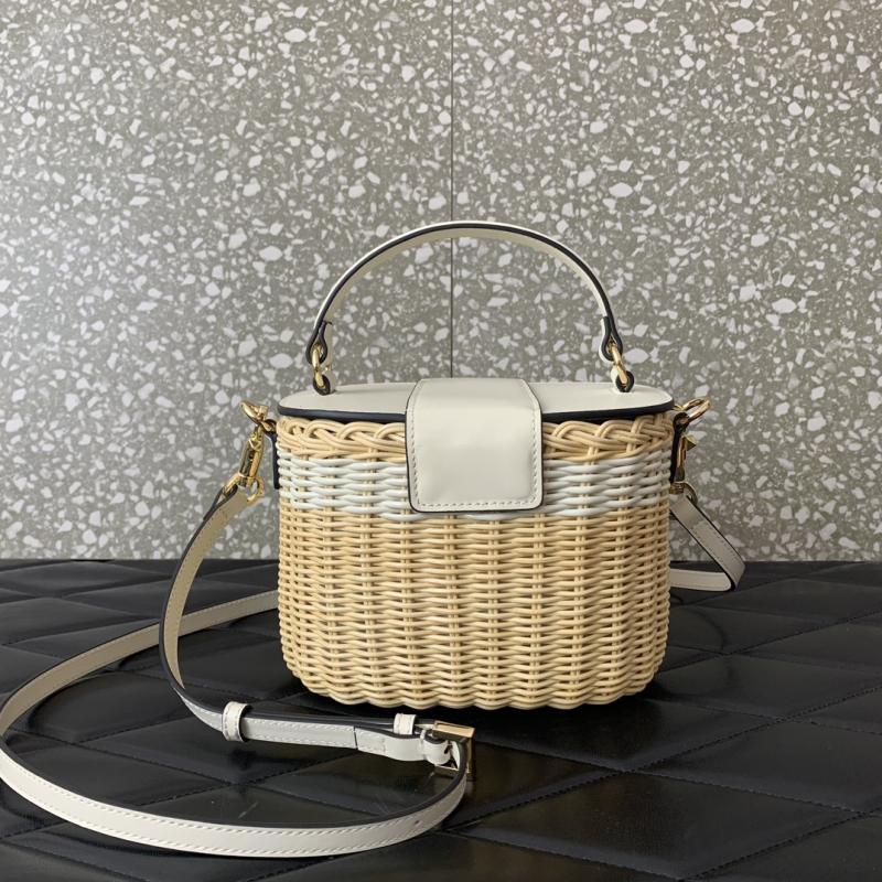 Valentino VLogo Signature Makeup Case Bag White V5066