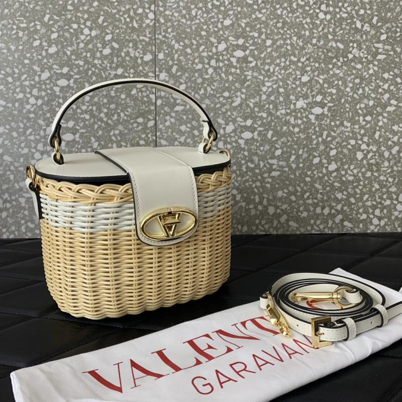 Valentino VLogo Signature Makeup Case Bag White V5066