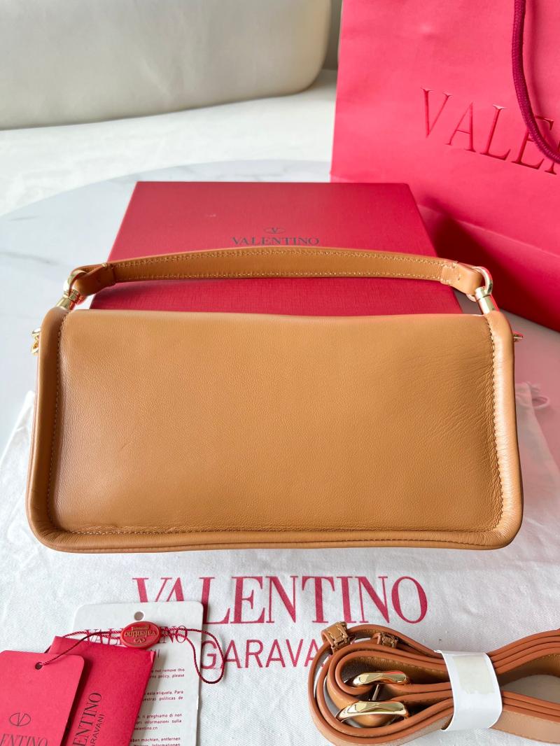 Valentino Vlogo 1960 Nappa Leather Medium Handbag Camel V22060