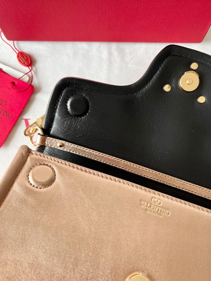 Valentino Vlogo 1960 Nappa Leather Medium Handbag Gold V22060