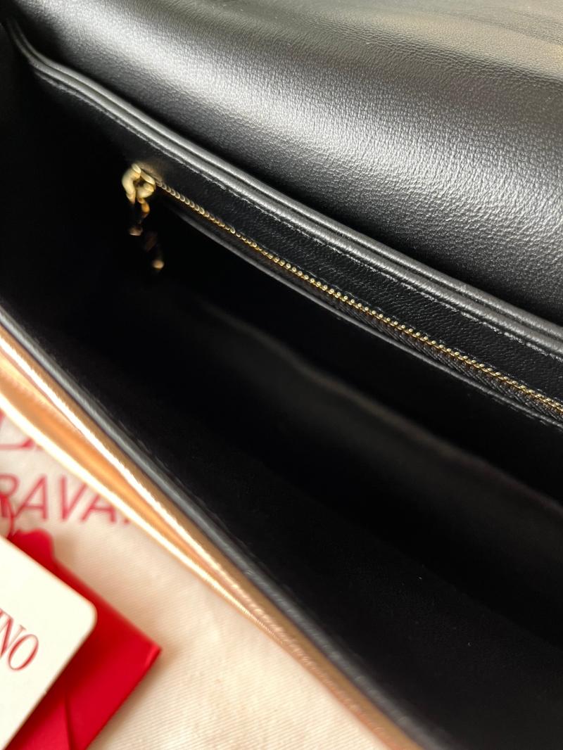 Valentino Vlogo 1960 Nappa Leather Medium Handbag Gold V22060