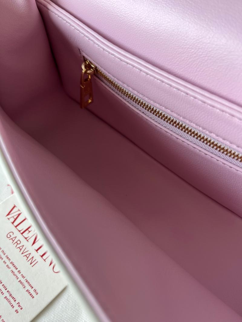 Valentino Vlogo 1960 Nappa Leather Medium Handbag White V22060
