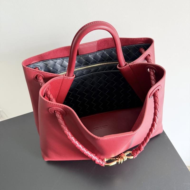 Bottega Veneta Medium Andiamo Red 810214