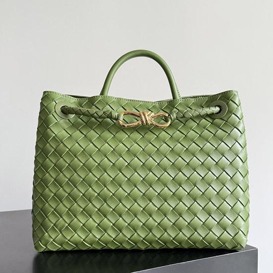 Bottega Veneta Medium Andiamo Tote Bag Matcha B743572