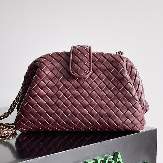 Bottega Veneta Small Lauren 1980 Bag Barolo 804038