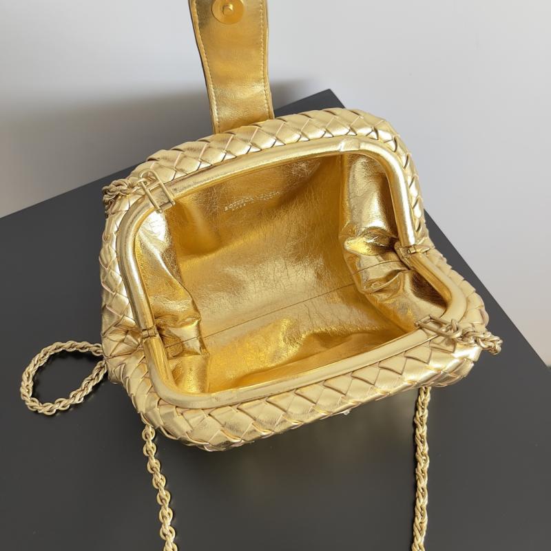 Bottega Veneta Small Lauren 1980 Bag Gold 804038