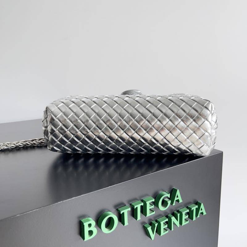 Bottega Veneta Small Lauren 1980 Bag Silver 804038