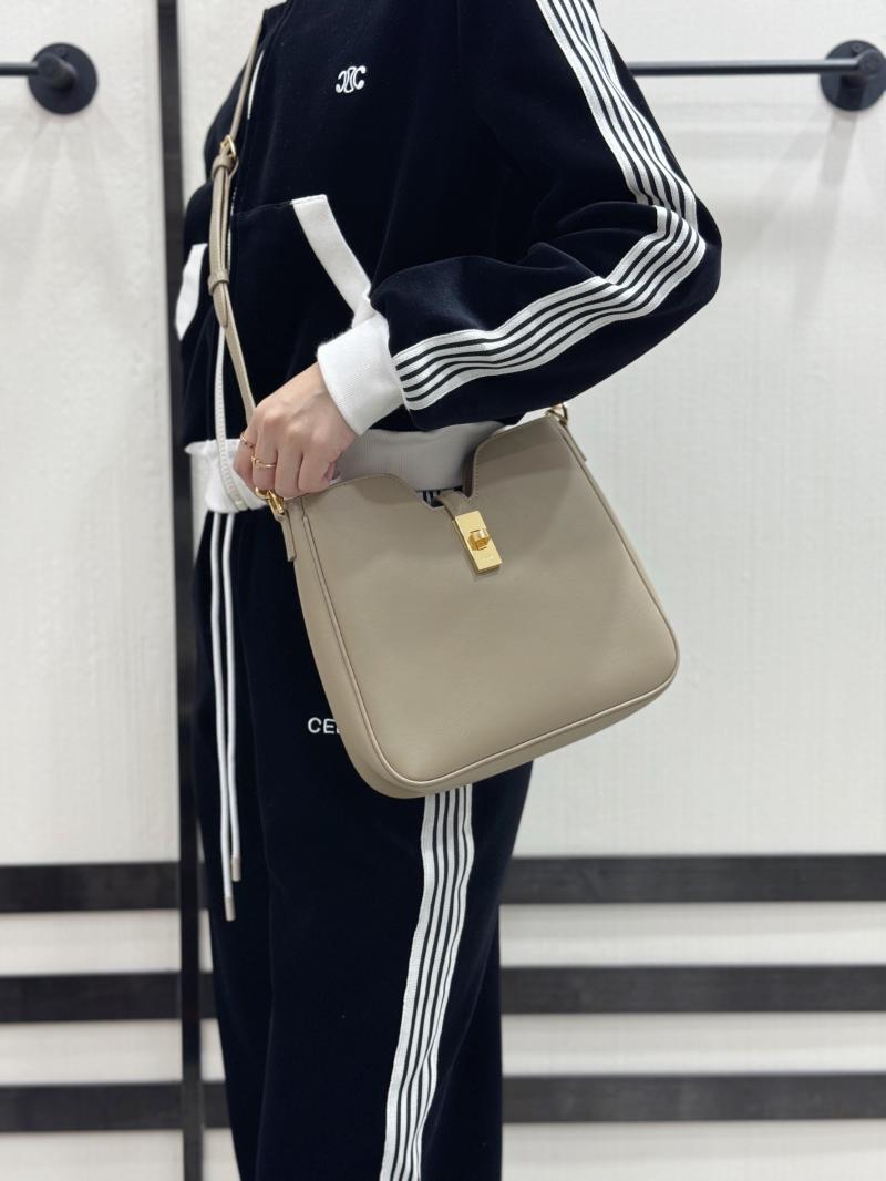 Celine Small Camille 16 Soft Bag Smoked Brown 120693