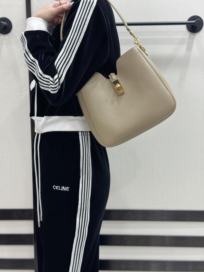 Celine Small Camille 16 Soft Bag Smoked Brown 120693