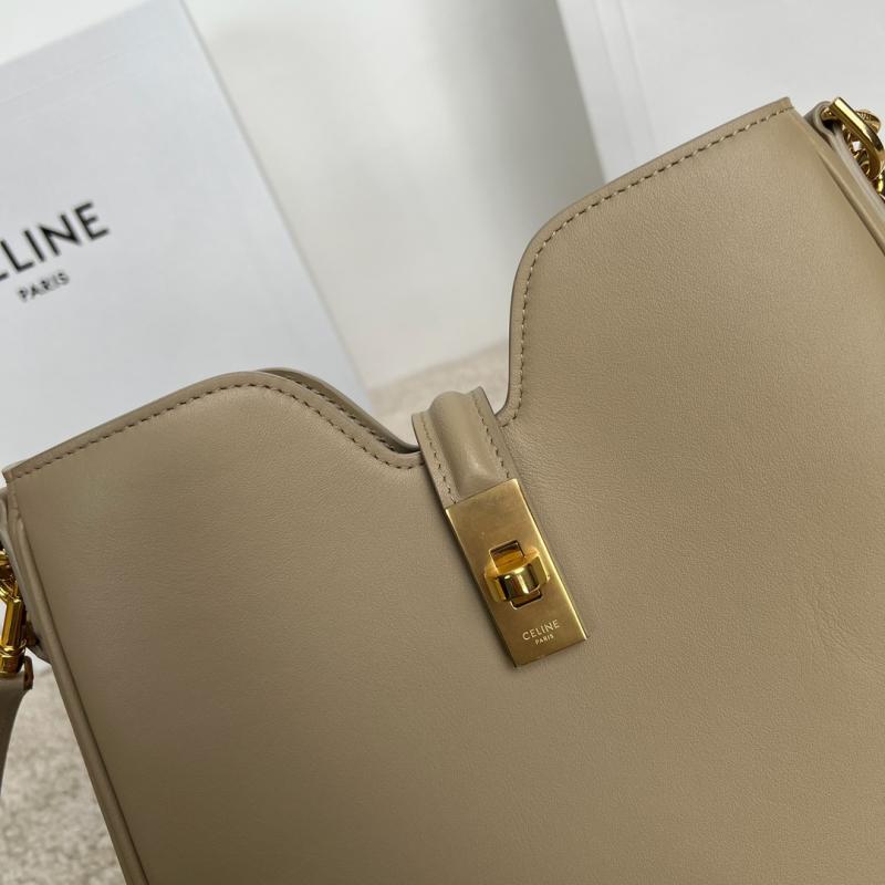 Celine Small Camille 16 Soft Bag Smoked Brown 120693