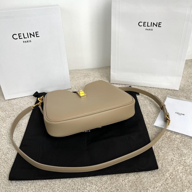 Celine Small Camille 16 Soft Bag Smoked Brown 120693