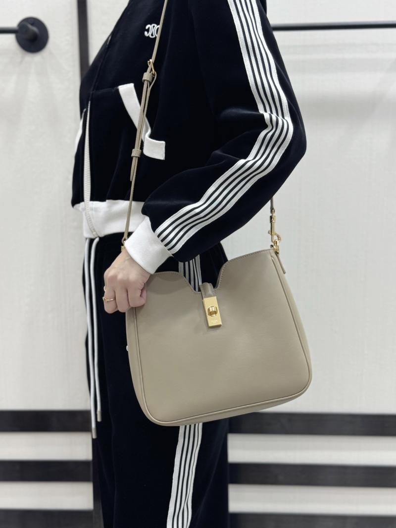 Celine Small Camille 16 Soft Bag Smoked Brown 120693