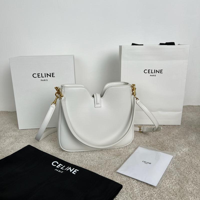 Celine Small Camille 16 Soft Bag White 120693