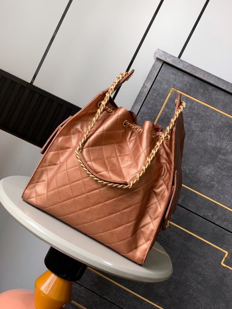 Chanel 25 Medium Handbag Bronze Gold AS5311