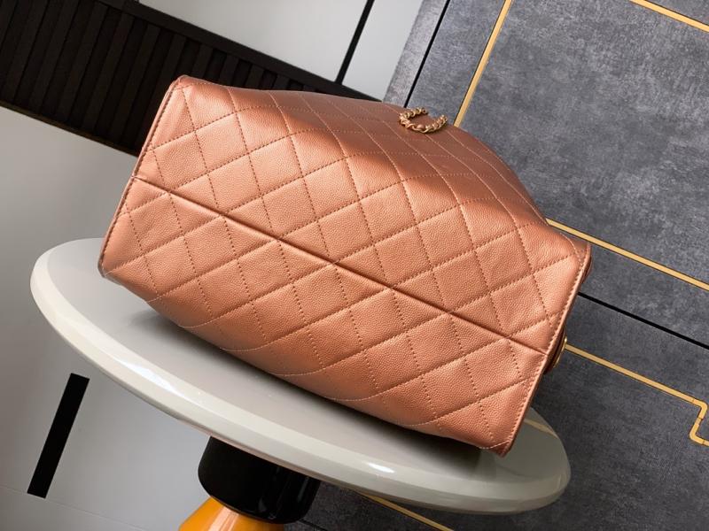 Chanel 25 Medium Handbag Bronze Gold AS5311