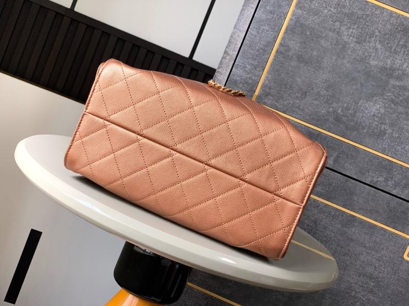 Chanel 25 Small Handbag Bronze Gold AS5293