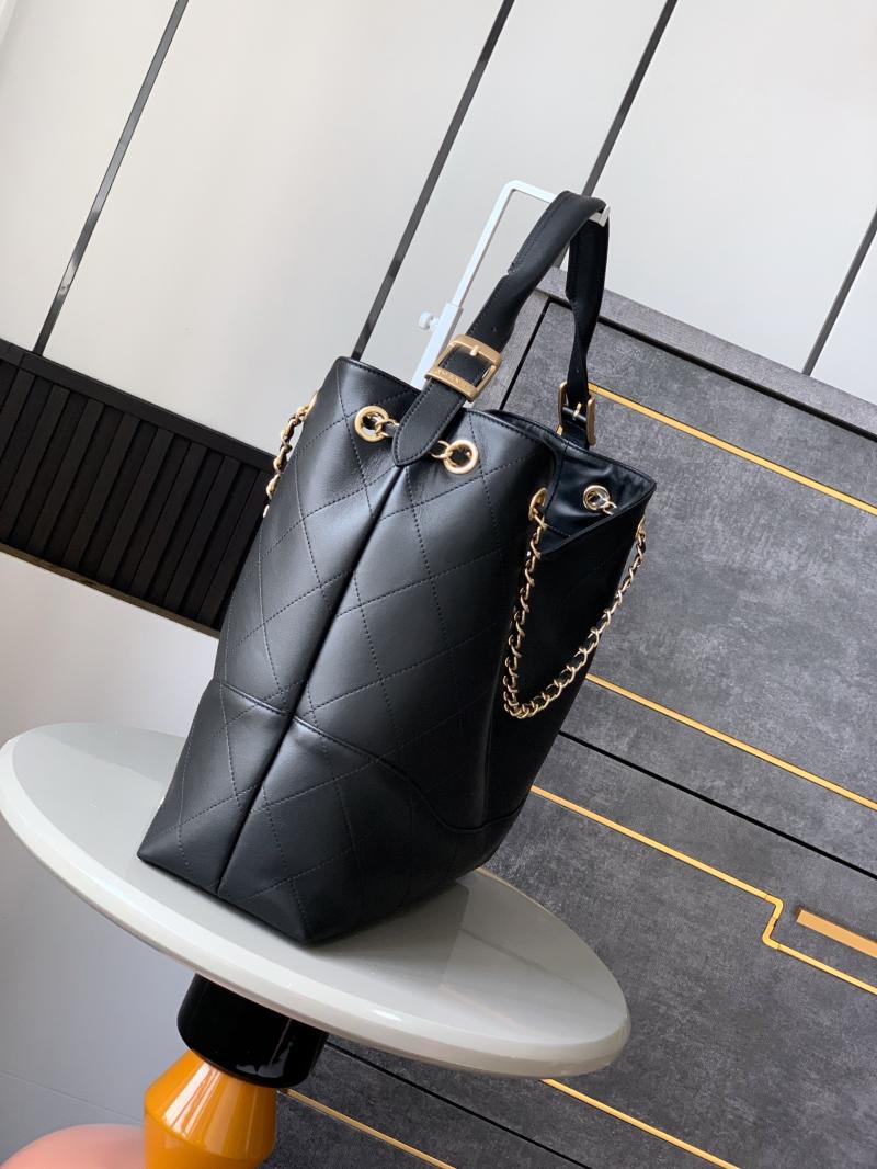 Chanel Calfskin Hobo Bag Black AS2425