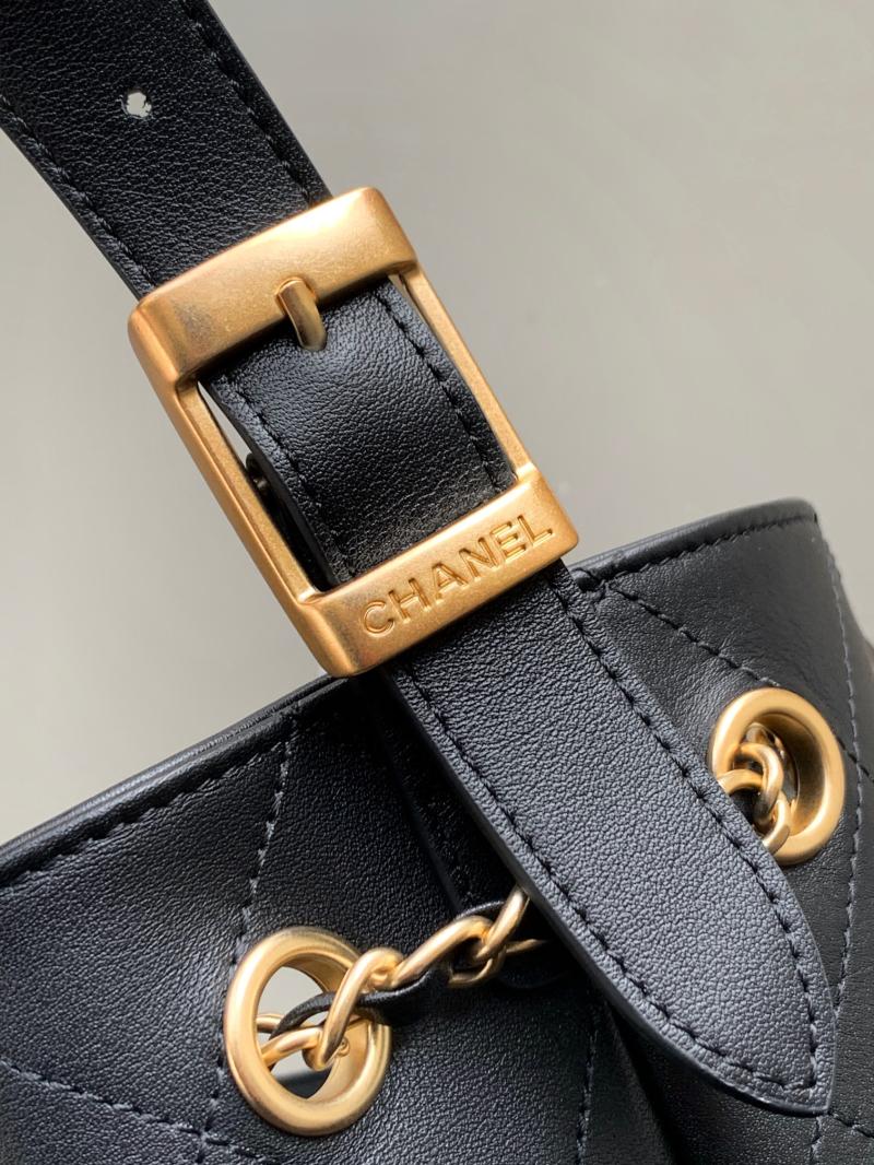 Chanel Calfskin Hobo Bag Black AS2425