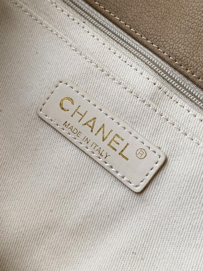 Chanel Calfskin Hobo Bag Grey AS2323