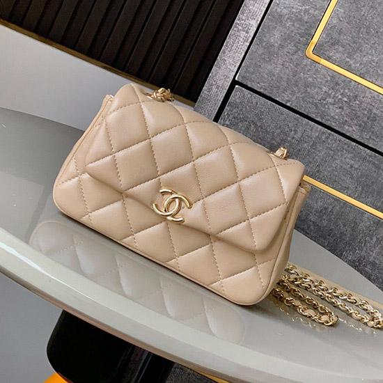 Chanel Clutch With Chain Beige AP4593