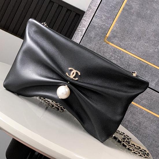 Chanel Clutch With Chain Black AP4613