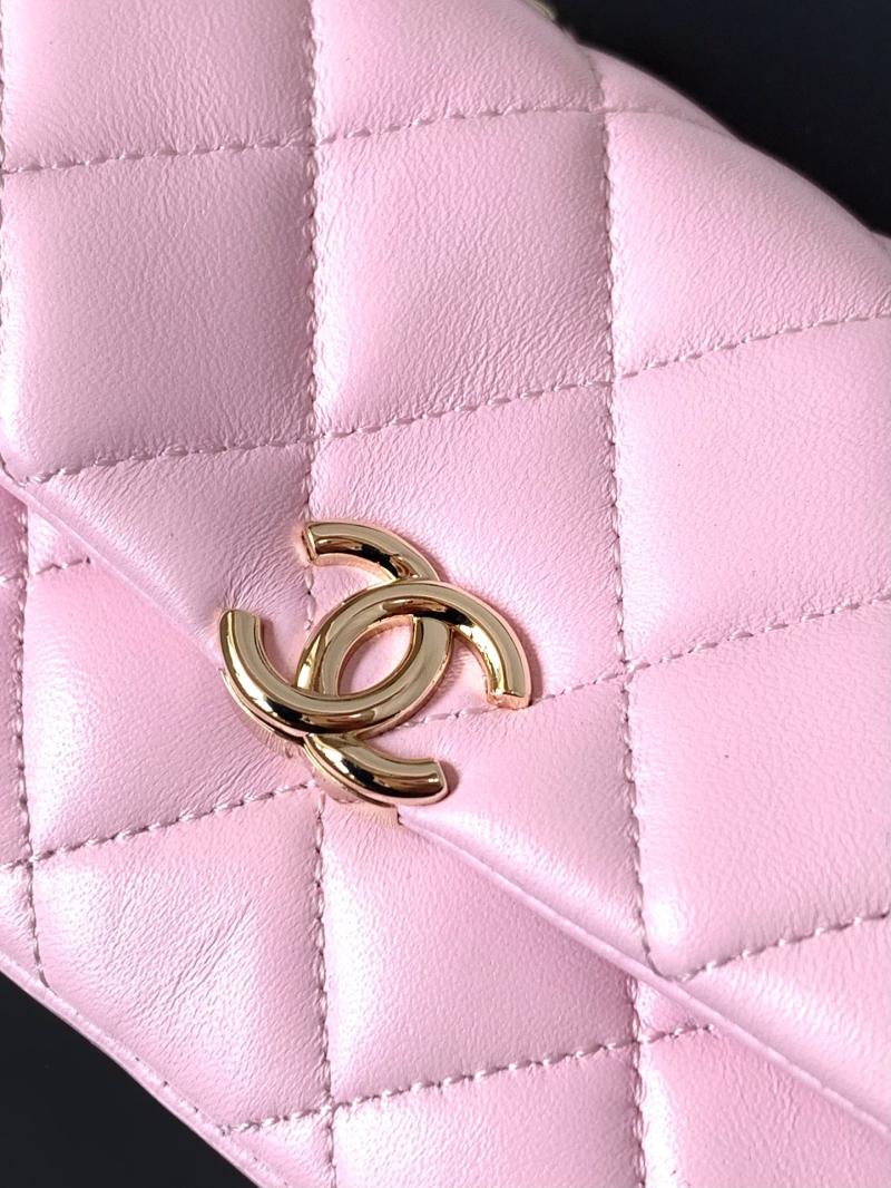Chanel Clutch With Chain Pink AP4593