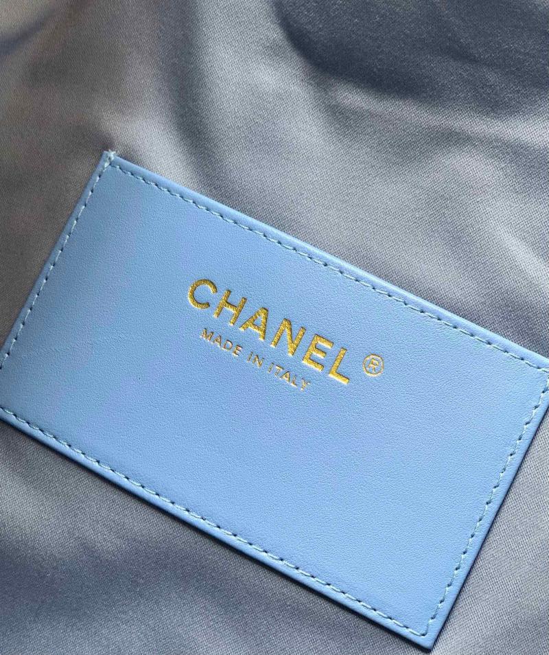 Chanel Denim 25 Medium Handbag Black AS5311
