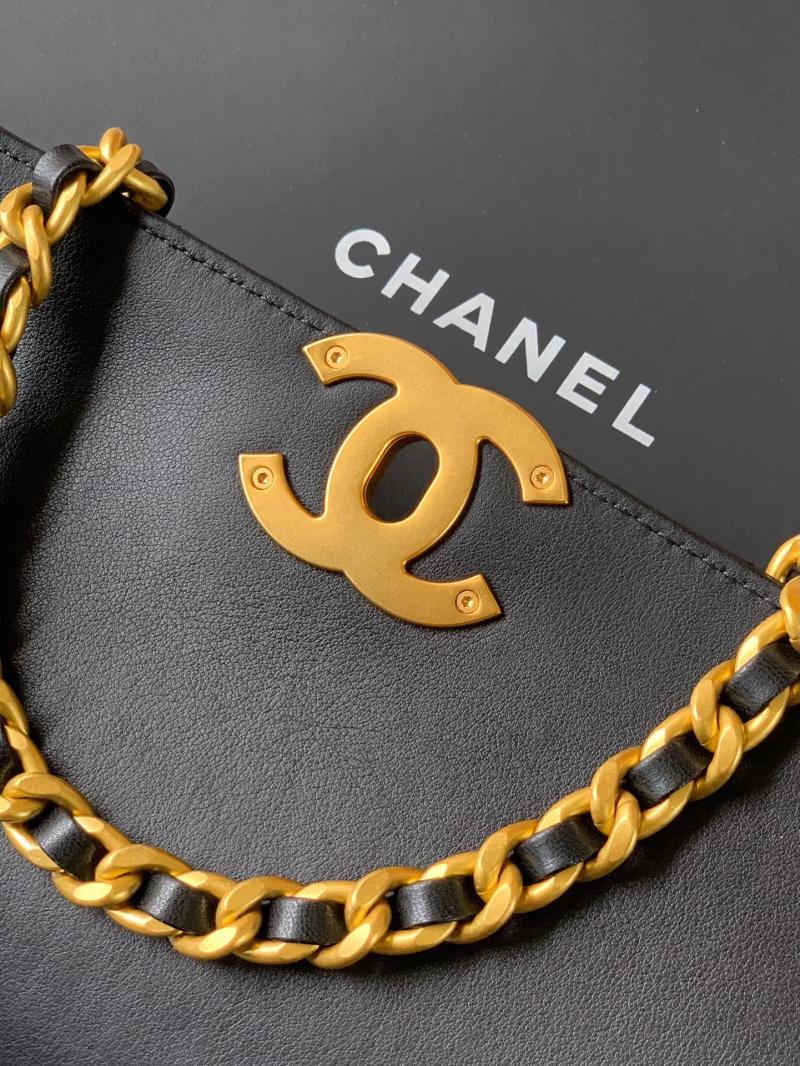 Chanel Flap Bag With Top Handle Black AS5467